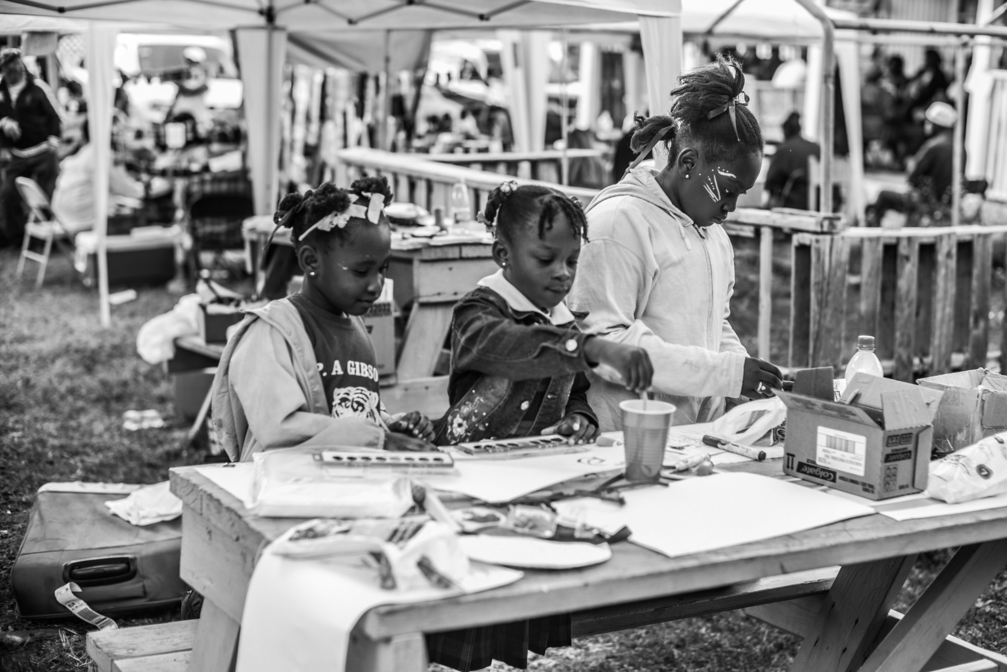 Stacey Levine with the next generation, Eleuthera