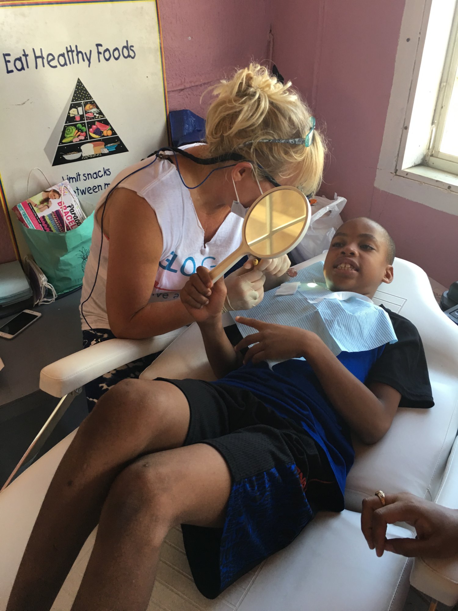 Bahamian schoolboys at the GLO Good Kids Program