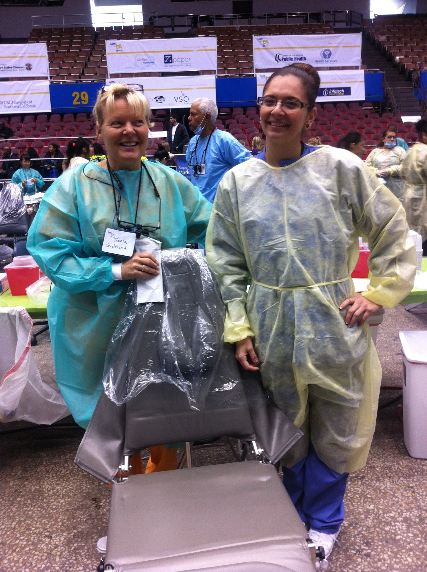 Dr. Levine & team at Care Harbor