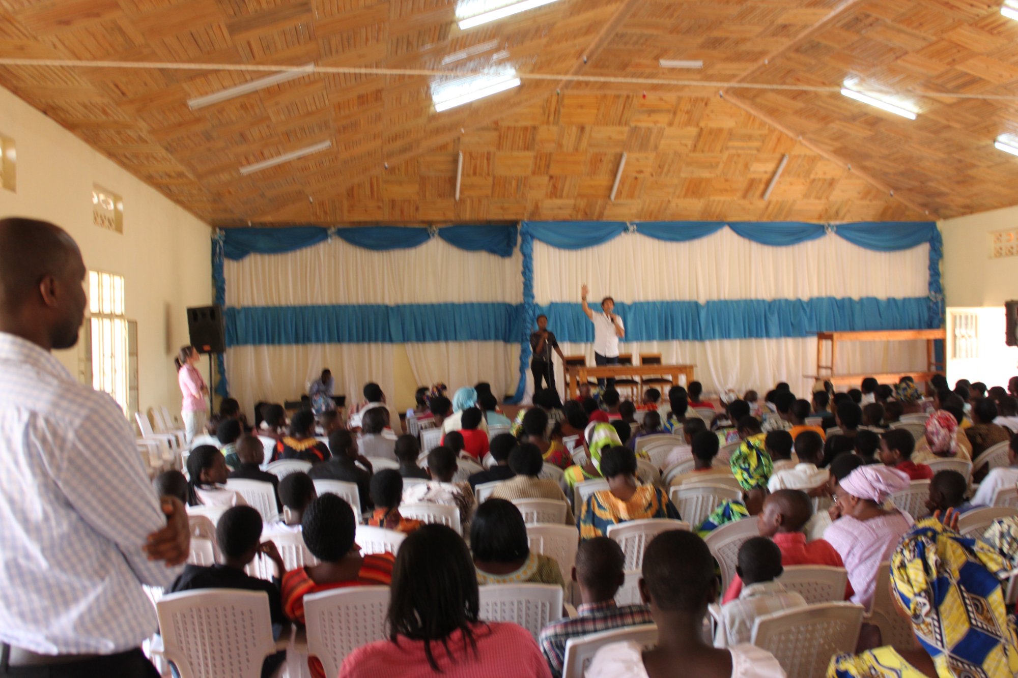 Community gathering, Rwanda